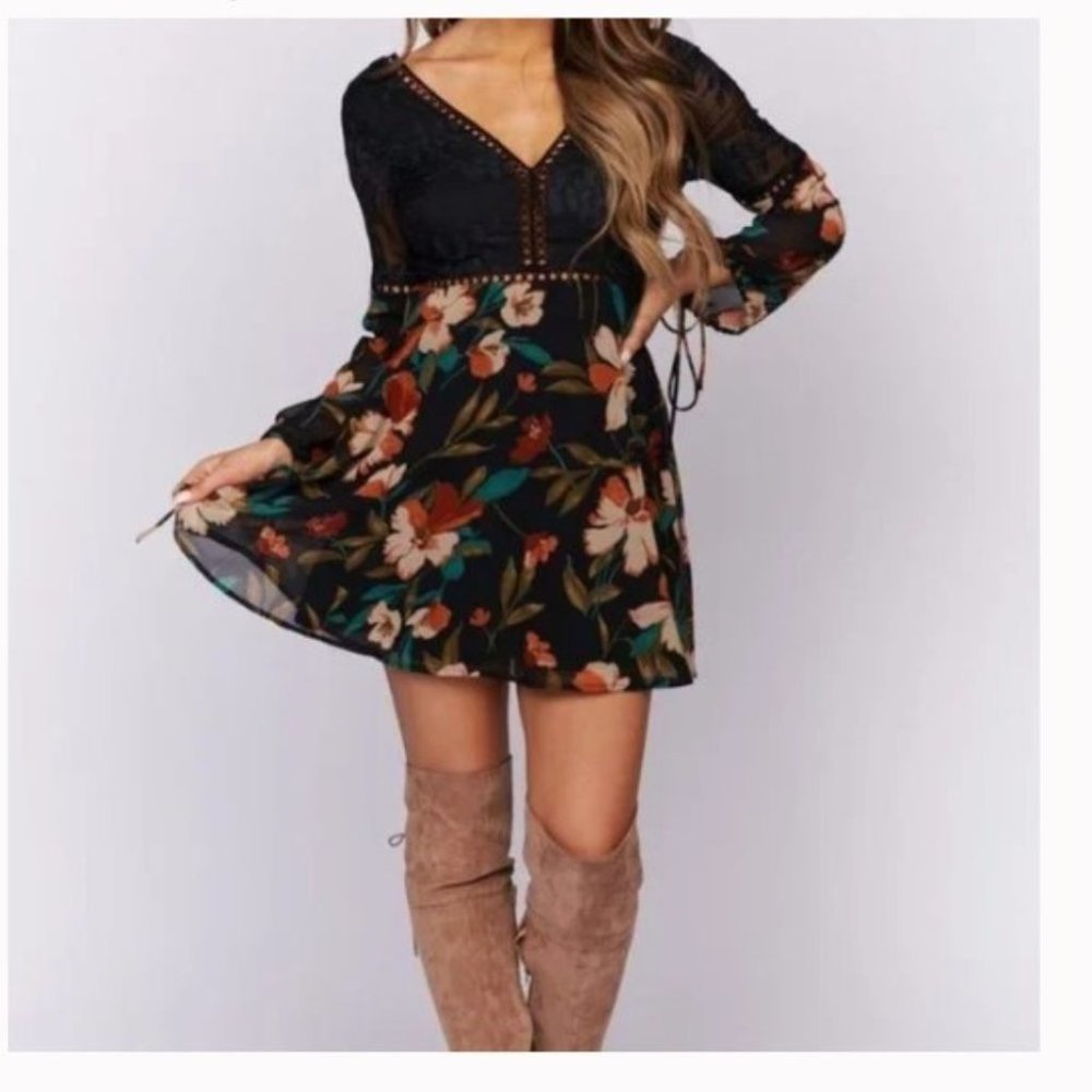 NanaMacs  Our Love Story Floral Dress